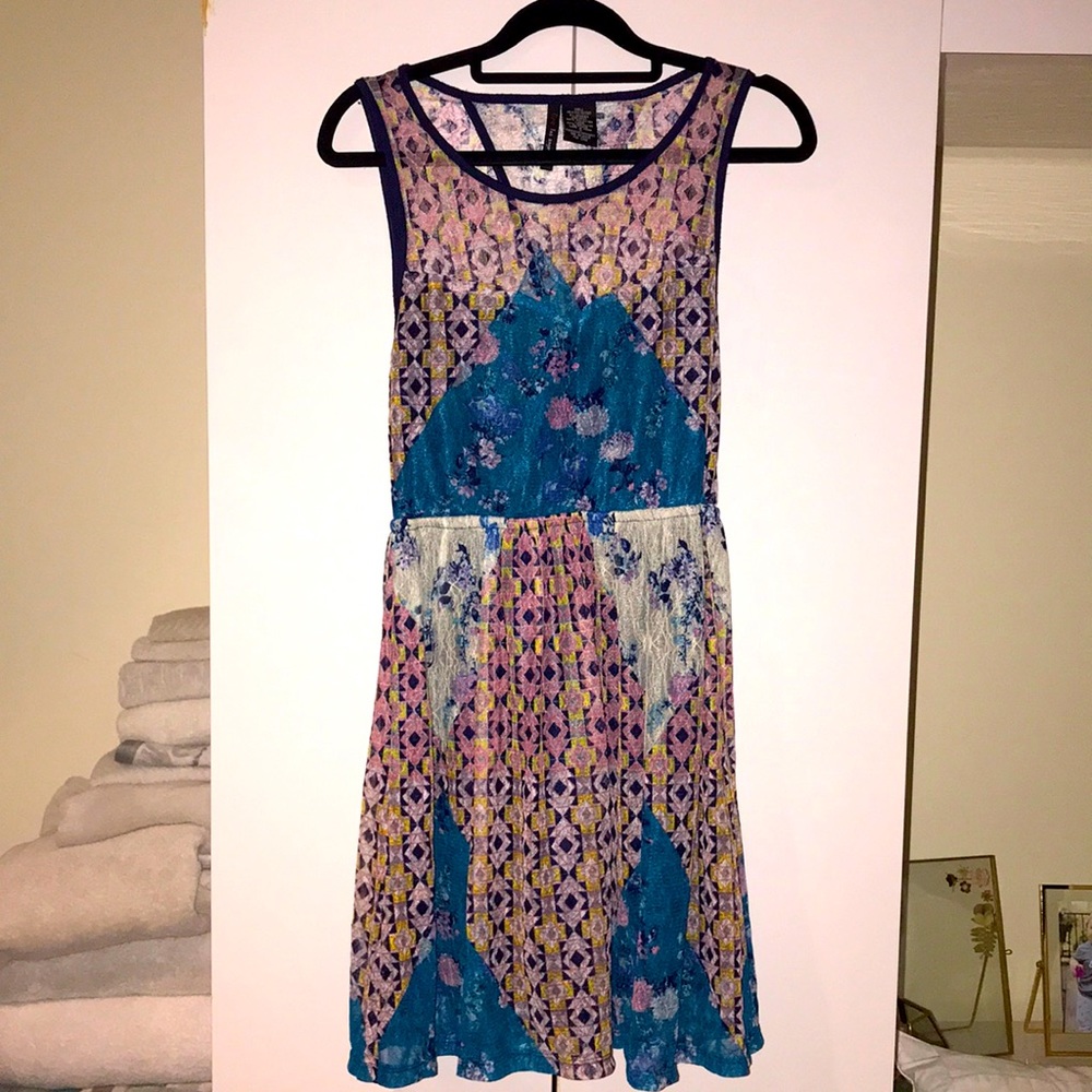 Women’s A line, peek a boo back Dress